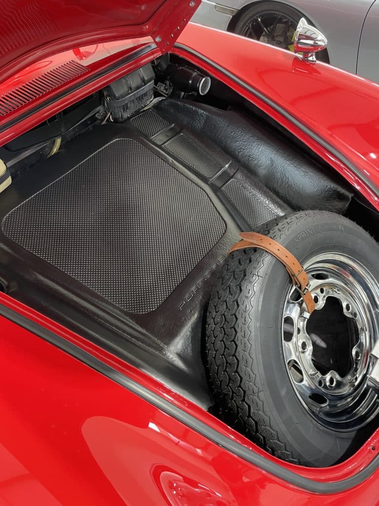 Porsche 356 Paint Correction Ceramic Coating Interior front trunk / frunk by Auto Detailing Naples