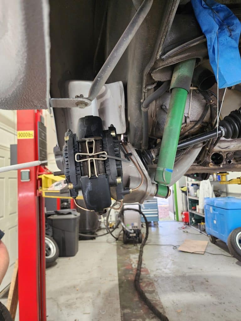 Porsche 930 Dry Ice Cleaning Service Brakes and Suspension Before