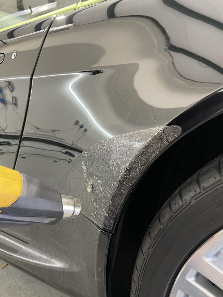 Aston Martin Vantage Paint Correction Ceramic Coating Exterior PPF Removal Before by Auto Detailing Naples