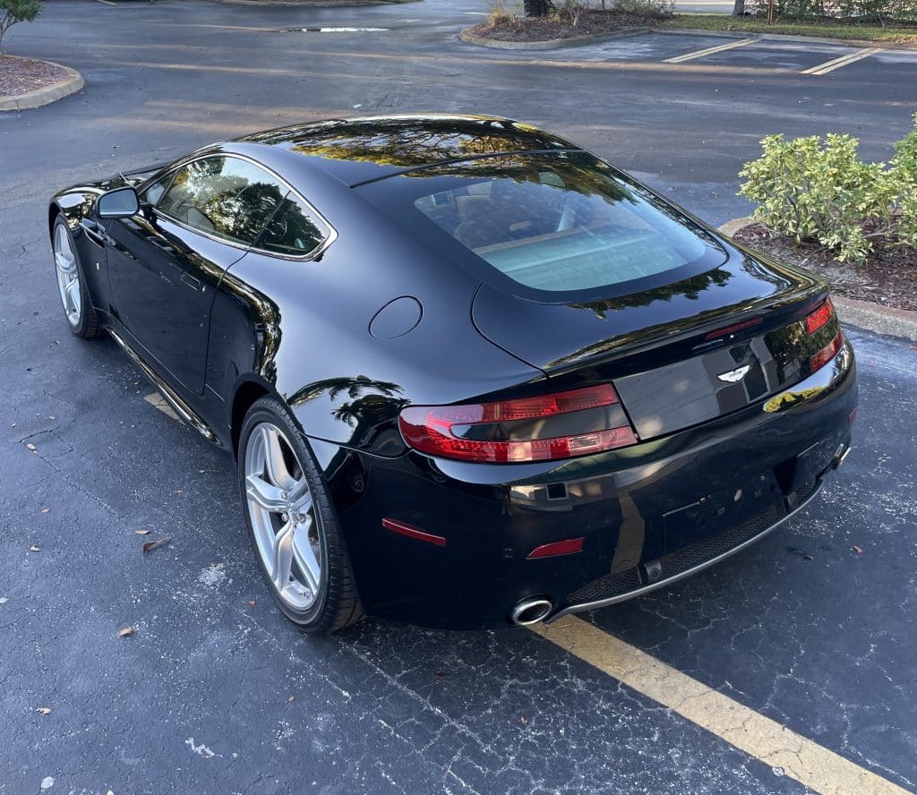Aston Martin Vantage Paint Correction Ceramic Coating Exterior by Auto Detailing Naples