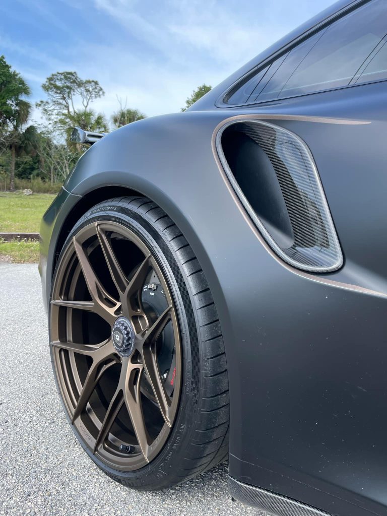 Porsche 911 Turbo S Interior Exterior Detail Ceramic Coating Including Wheels by Auto Detailing Naples