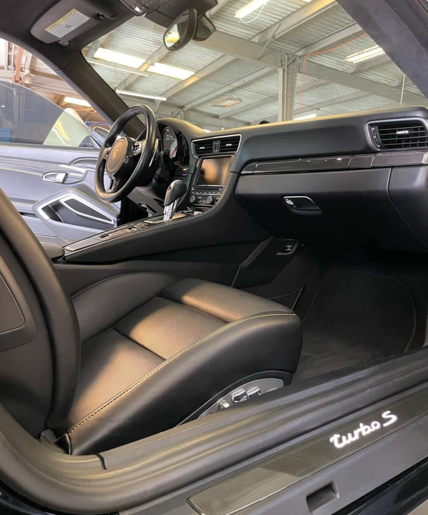 Porsche 911 Turbo S Interior Exterior Detail Ceramic Coating Including Wheels by Auto Detailing Naples