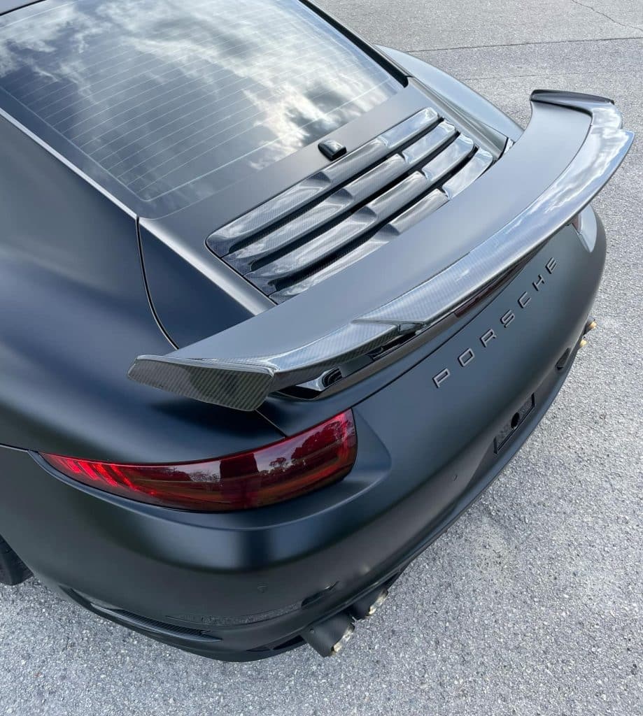 Porsche 911 Turbo S Interior Exterior Detail Ceramic Coating Including Wheels by Auto Detailing Naples