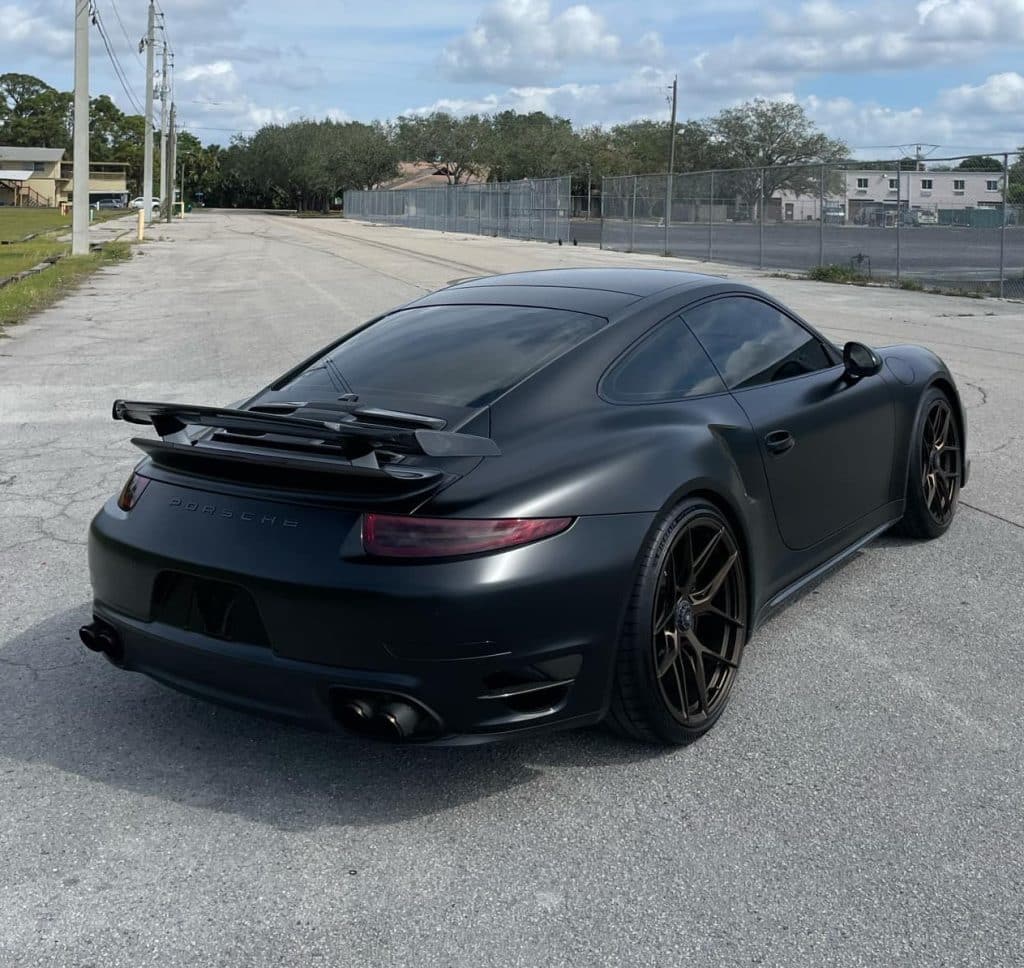 Porsche 911 Turbo S Interior Exterior Detail Ceramic Coating Including Wheels by Auto Detailing Naples