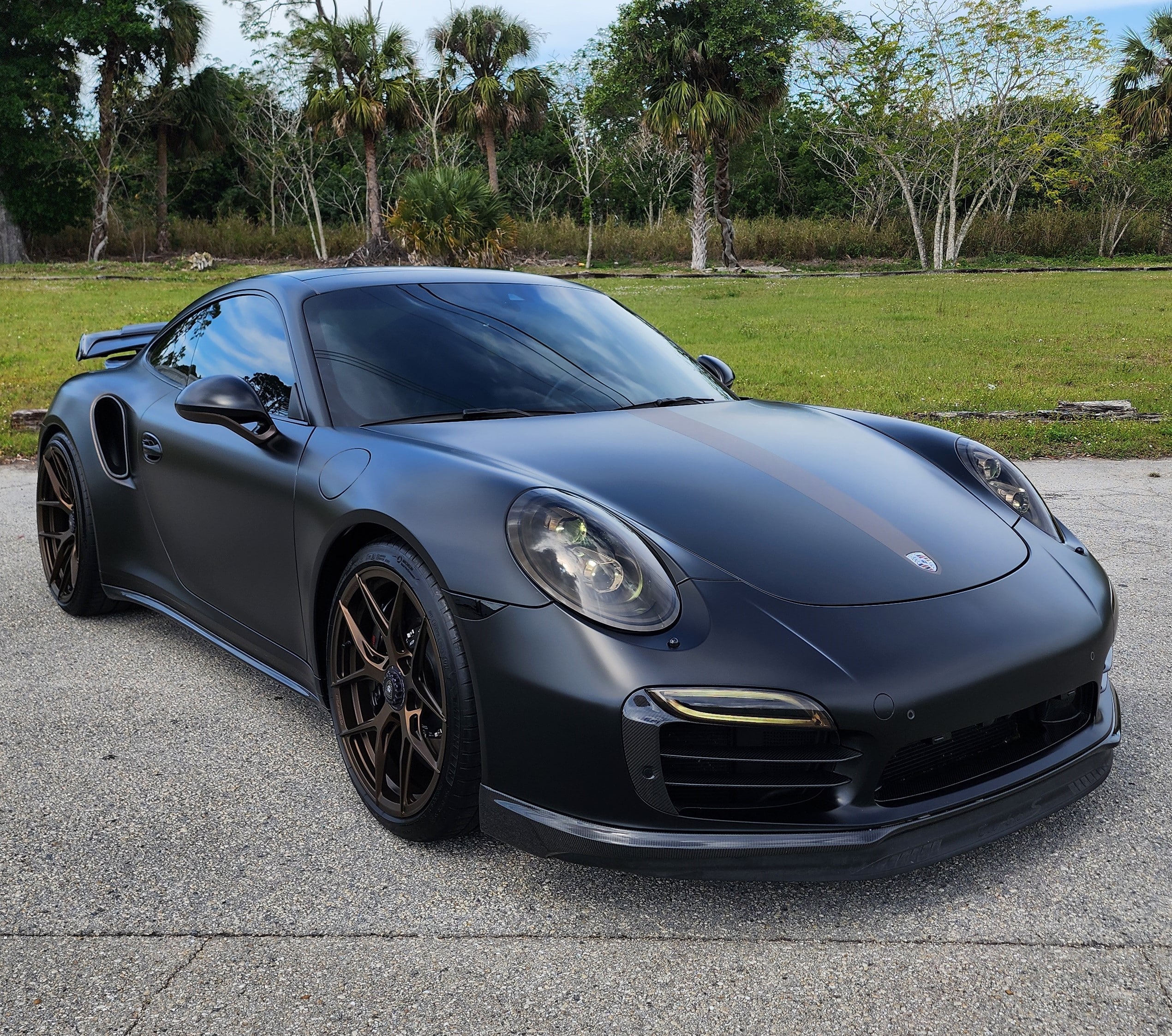 Porsche 911 Turbo S Interior Exterior Detail Ceramic Coating Including Wheels by Auto Detailing Naples