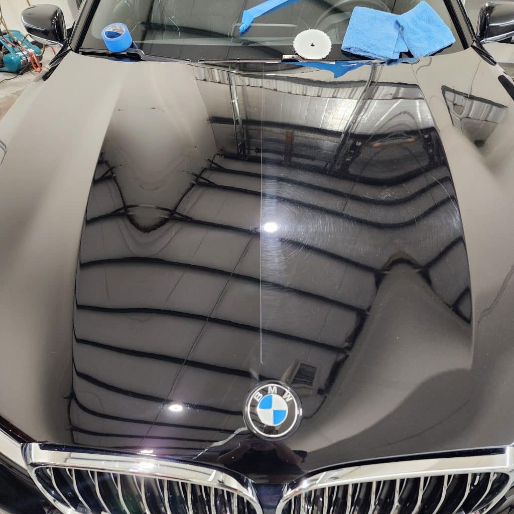 BMW 750i Paint Correction Before and After