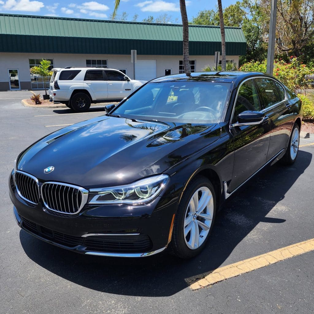 BMW 750i Front End Shot