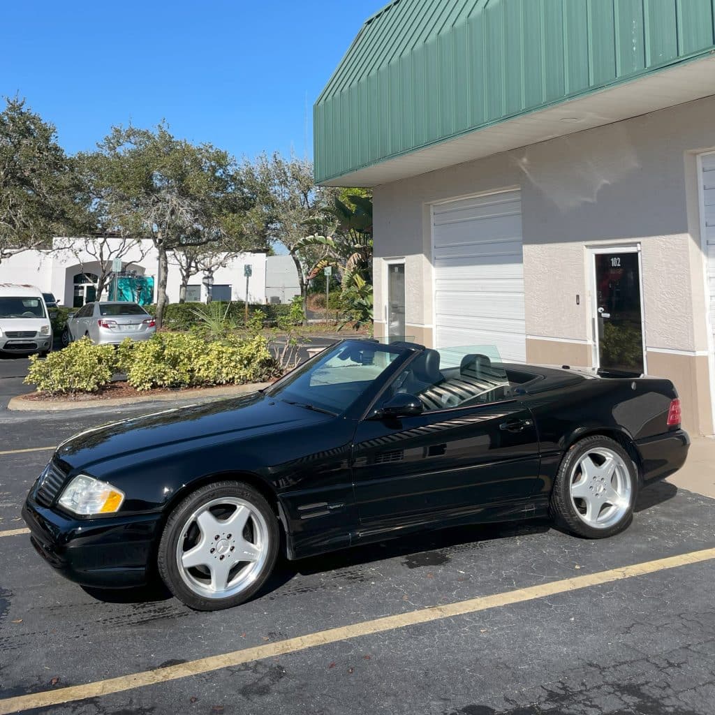 Mercedes SL500 Side Shot