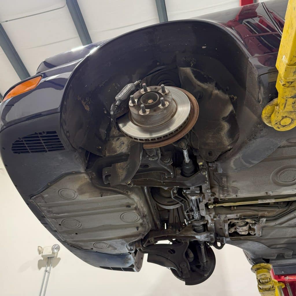 Porsche 964 911 Undercarriage Before Dry Ice Cleaning