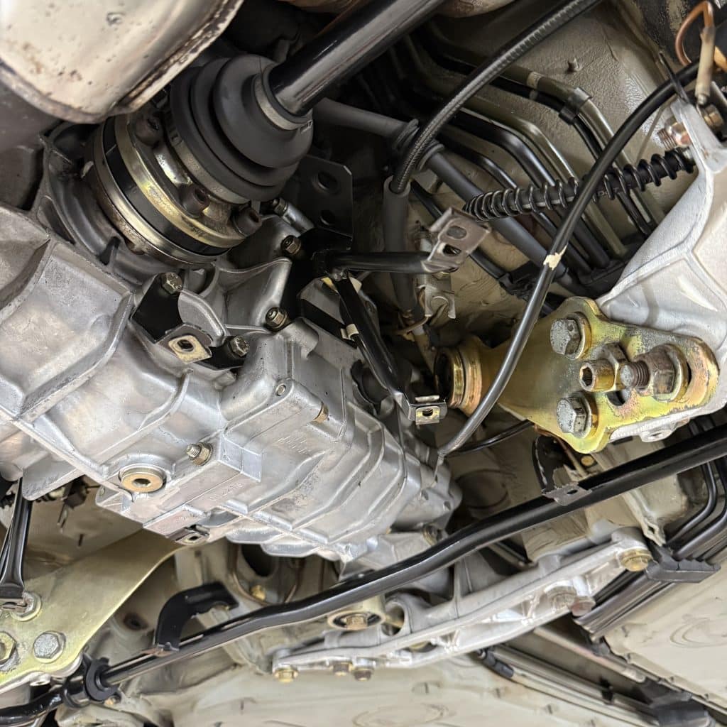 Porsche 964 911 Undercarriage Components After Dry Ice Cleaning