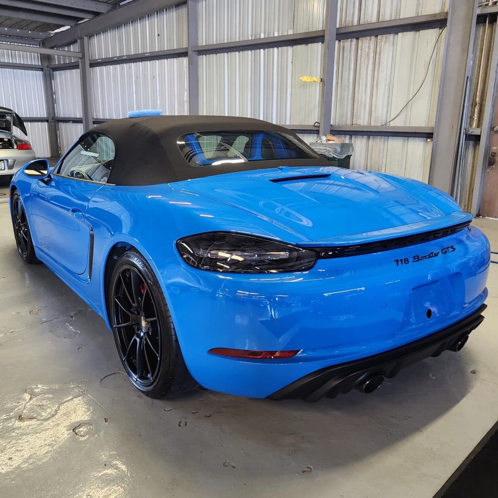 Porsche Boxster GTS Back End Shot