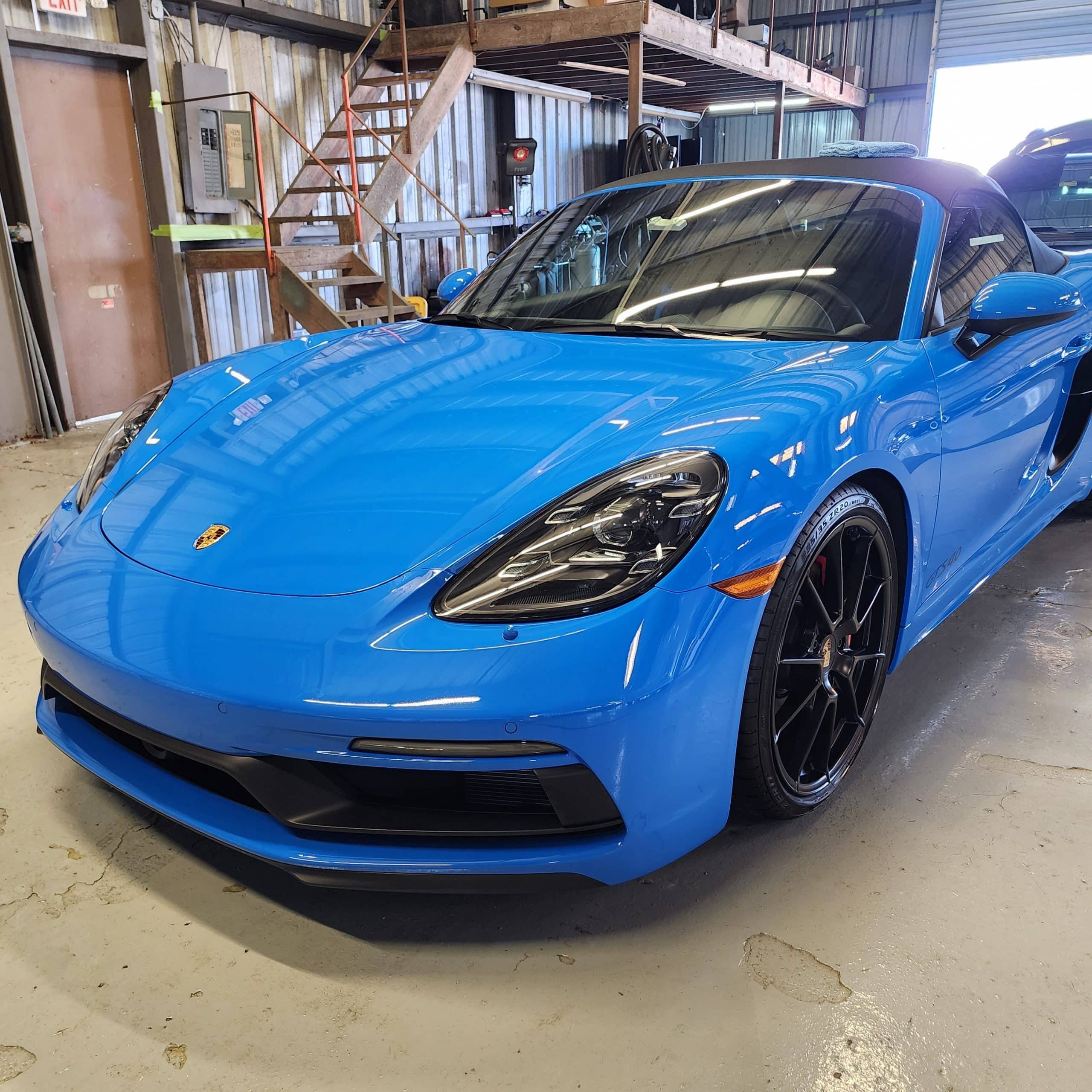 Porsche Boxster GTS Front End Shot