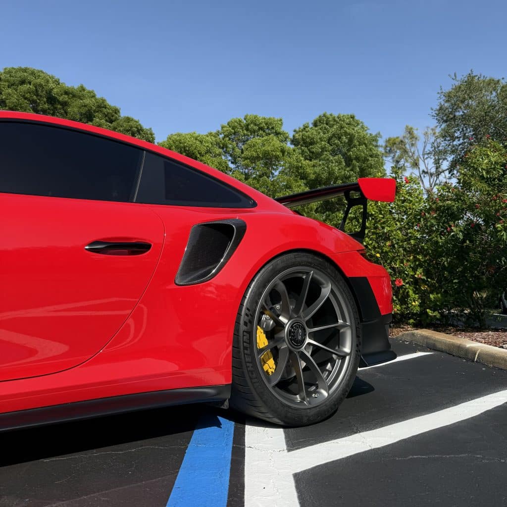 Porsche GT2 RS Back Quarter Panel Shot