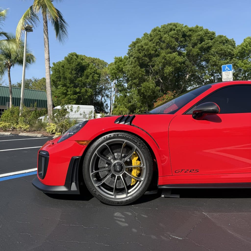 Porsche GT2 RS Front Quarter Panel Shot